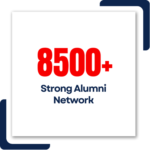 8500+ Strong Alumni Base