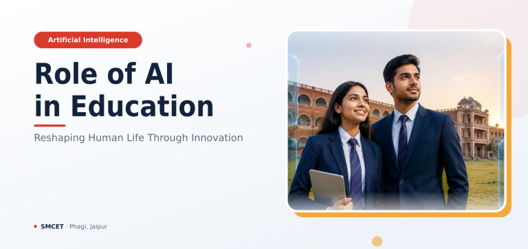 SMCET Jaipur engineering students on campus - Role of AI in Human Life Through Engineering Education